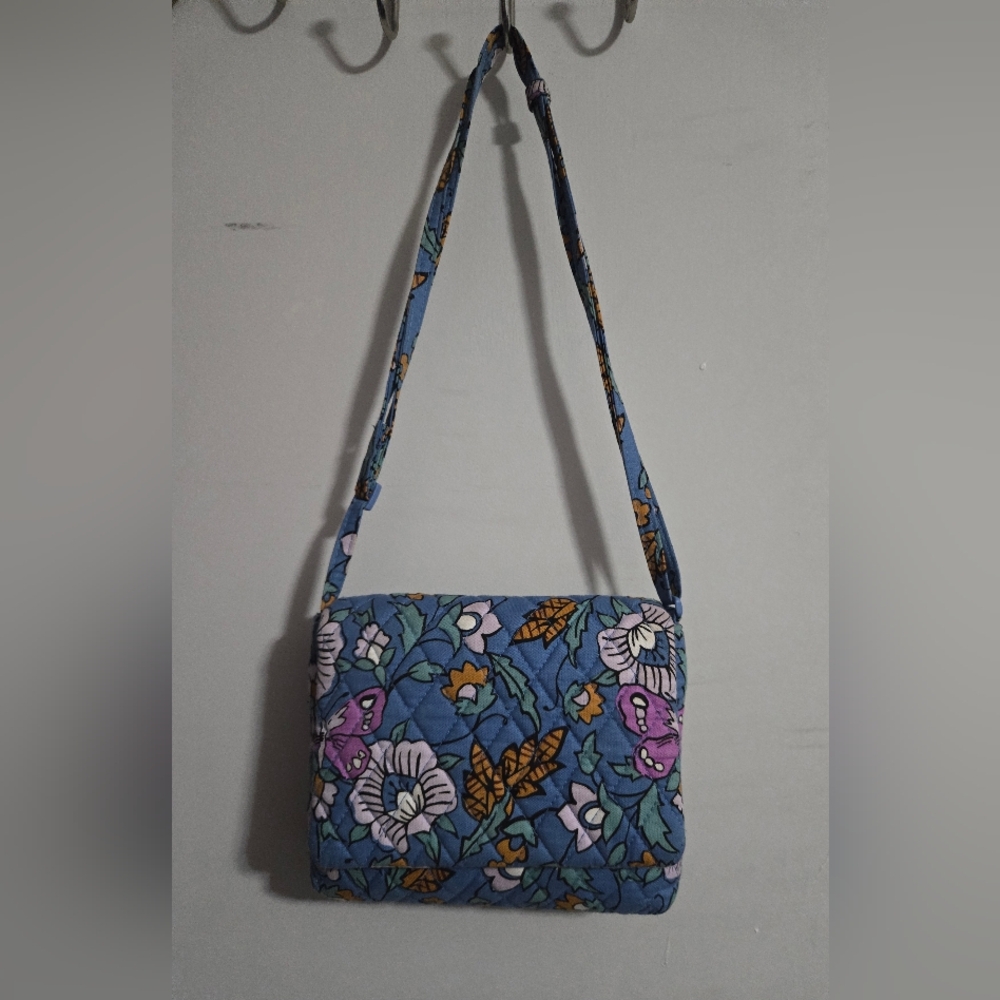 Vera Bradley Blue Floral Shoulder Bag